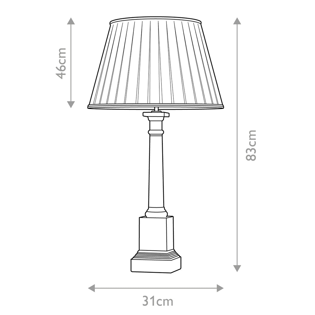 Tischleuchte Peronne (bronzefarben) 1x - Elstead Lighting