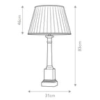 Tischleuchte Peronne (bronzefarben) 1x - Elstead Lighting