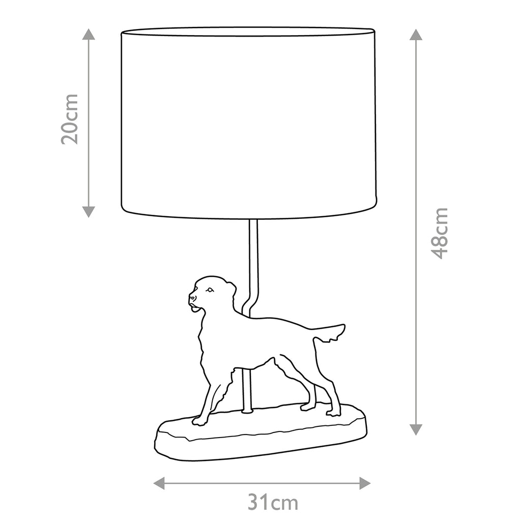 Tischleuchte Rufus (goldfarben) 1x - Elstead Lighting