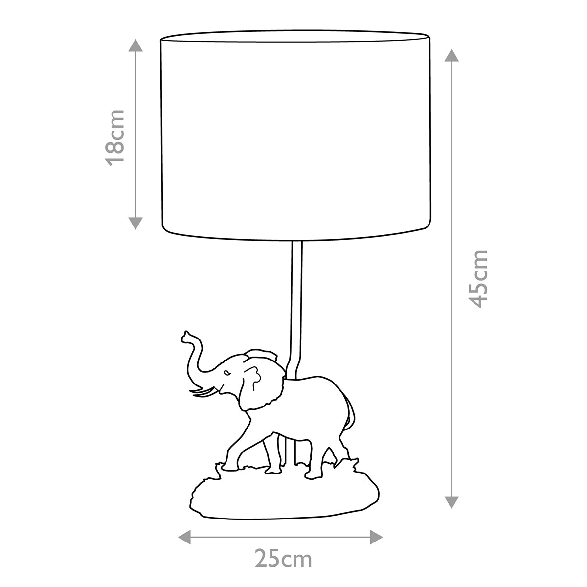 Tischleuchte Sabi (Creme) 1x - Elstead Lighting