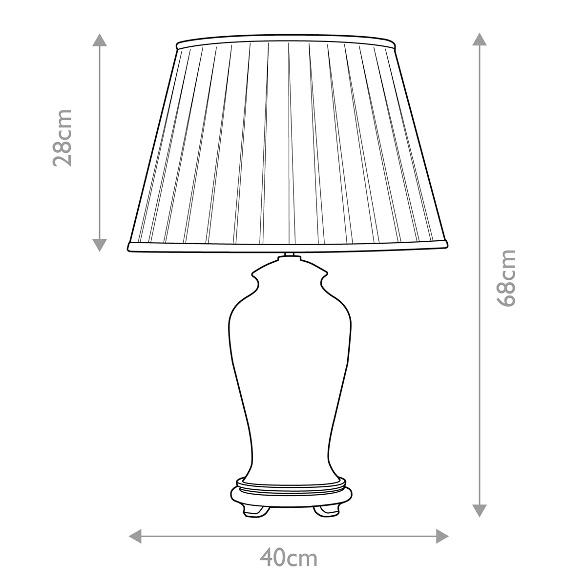 Tischleuchte Sashi (bronzefarben) 1x - Elstead Lighting