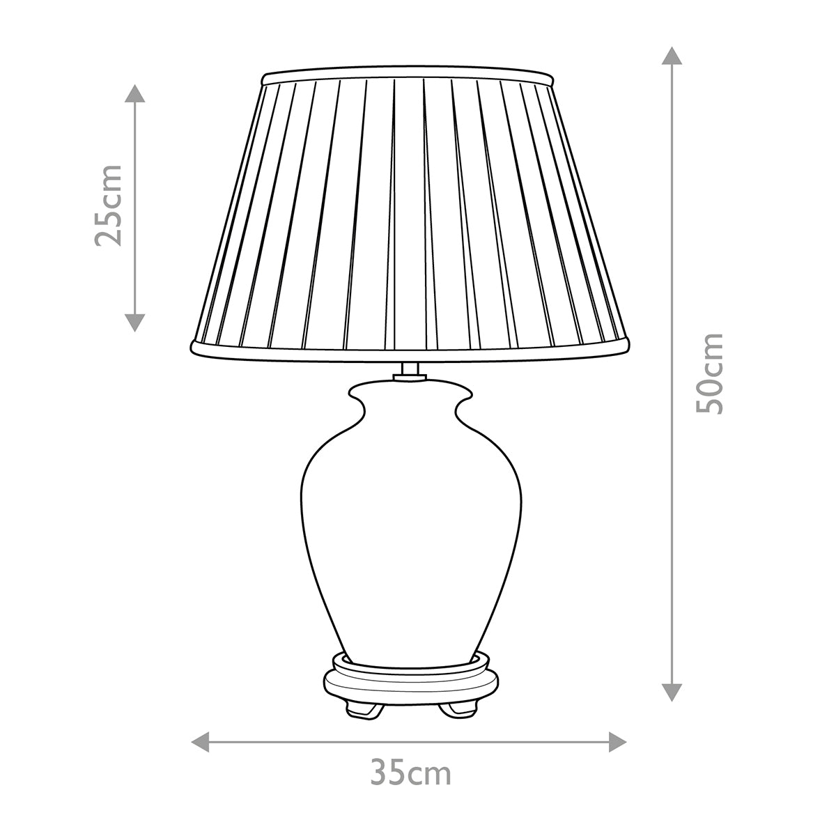 Tischleuchte Soling (schwarz) 1x - Elstead Lighting