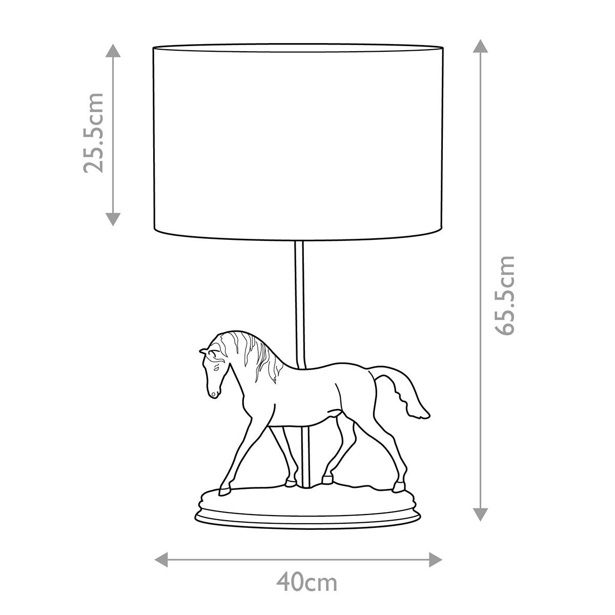 Tischleuchte Spirit (schwarz) 1x - Elstead Lighting