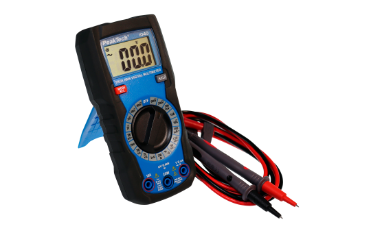 Digital Multimeter PeakTech P1040, 2000 Counts, TrueRMS, Manuelle Bereichswahl