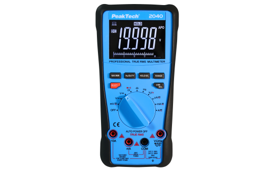 Digital Multimeter PeakTech P2040, 20000 Counts, 1000V, True RMS, USB