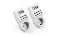 Digitale Zeitschaltuhr AZ-62 2er-Pack, 10 Programme, 12/24Std Zyklus