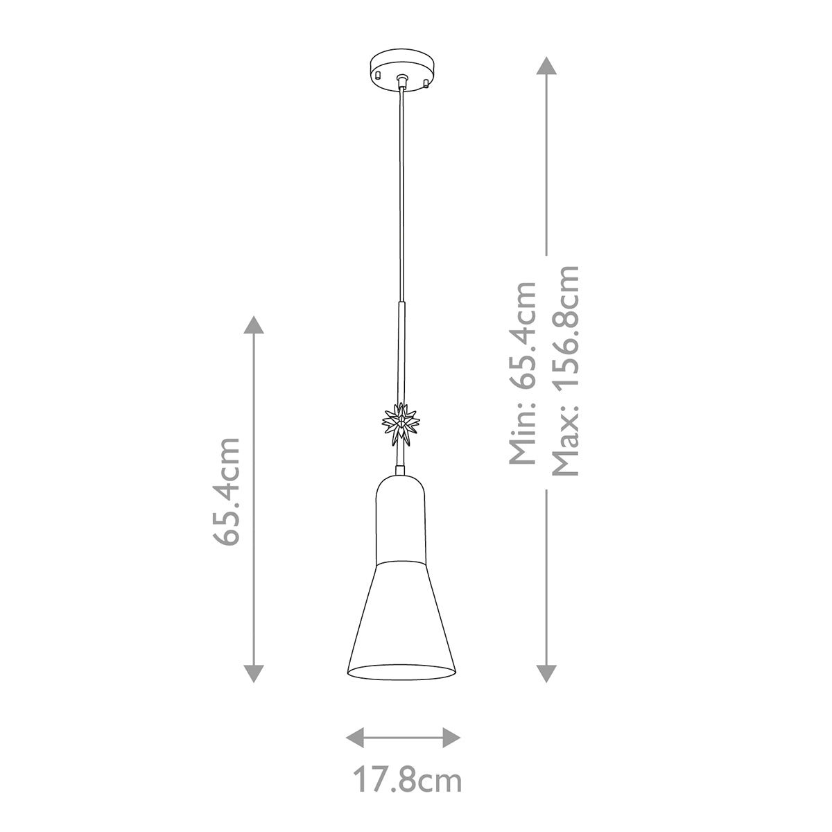Pendelleuchte Etoile (messingfarben) 1x - Elstead Lighting