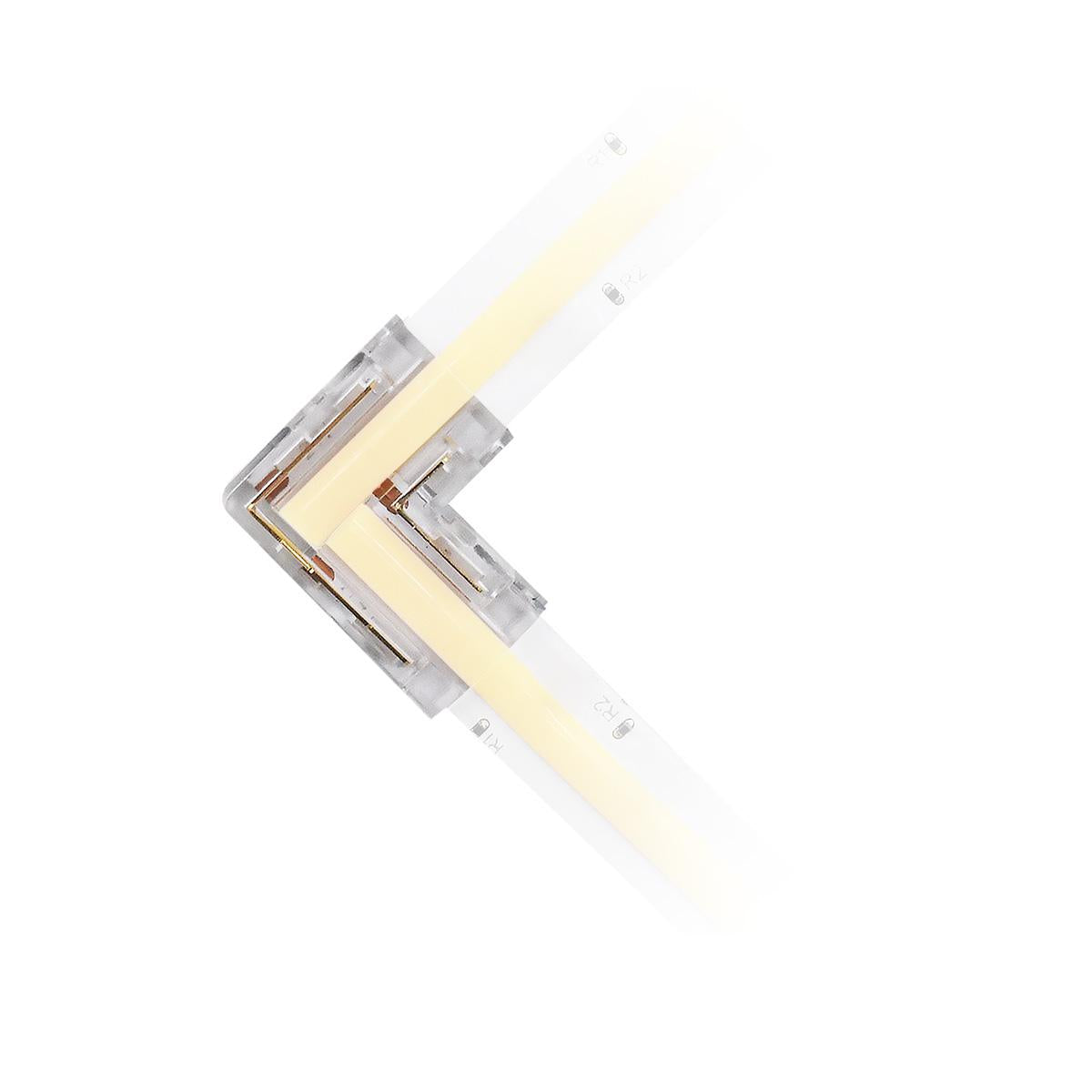 Eckverbinder L-Winkel für 8mm 2-polig COB Streifen