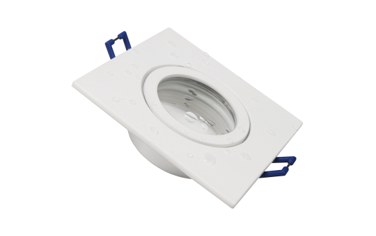 Einbaurahmen DL-54 eckig, Clip-Verschluss, IP44, weiß