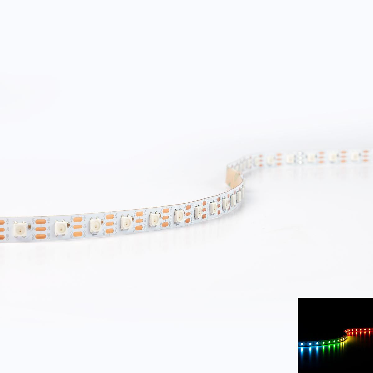 Einzeln Adressierbarer LED-Streifen WS2812B RGB 5V LED Strip 5M 12W/m 60LED/m 10mm IP20