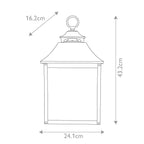 Außen-Wandleuchte Galena (dunkelbraune mit nahezu schwarzer Anmutung) 2x - Elstead Lighting