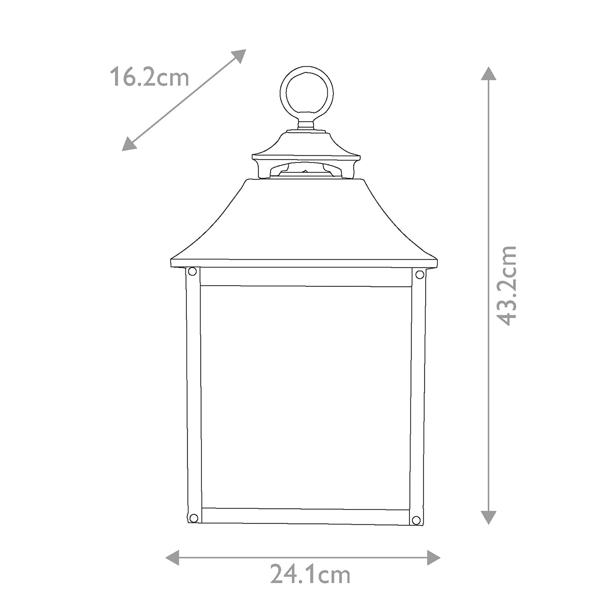 Außen-Wandleuchte Galena (dunkelbraune mit nahezu schwarzer Anmutung) 2x - Elstead Lighting