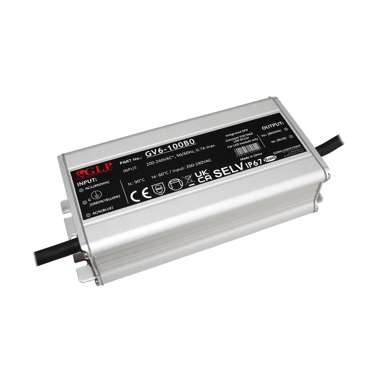 GLP GV6-100B012 LED Netzteil 100W 12V 8.3A IP67 Schaltnetzteil CV