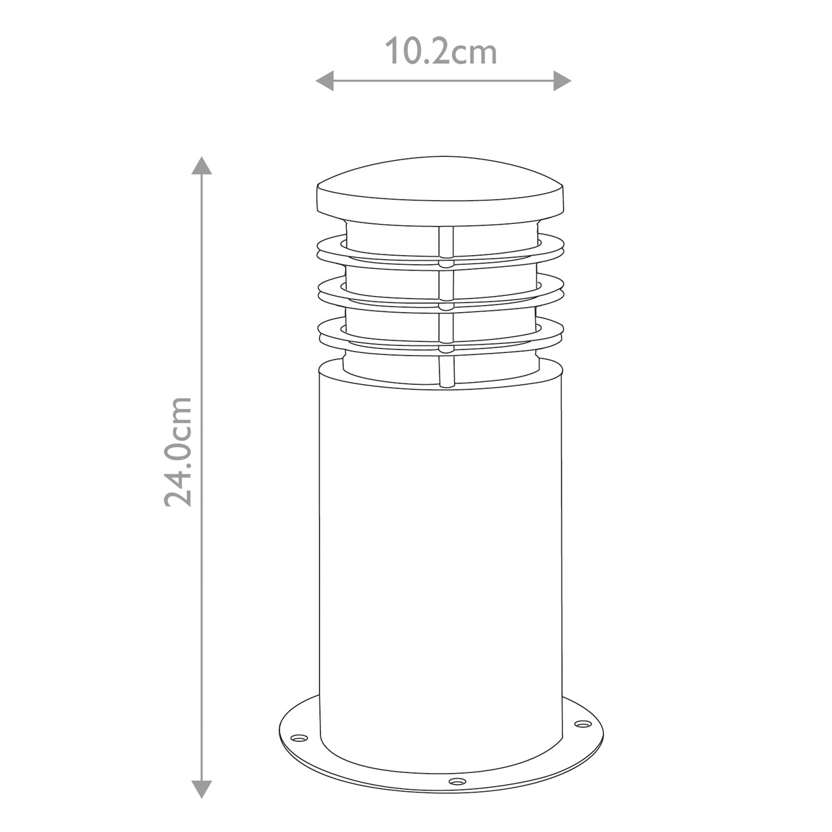 Außen-Sockelleuchte Sandbanks (Stainless Steel) 1x - Elstead Lighting