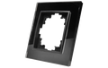 Glas-Rahmen Premium, 1-fach, schwarz