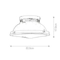 Deckenleuchte Amelia (messingfarben) 2x - Elstead Lighting