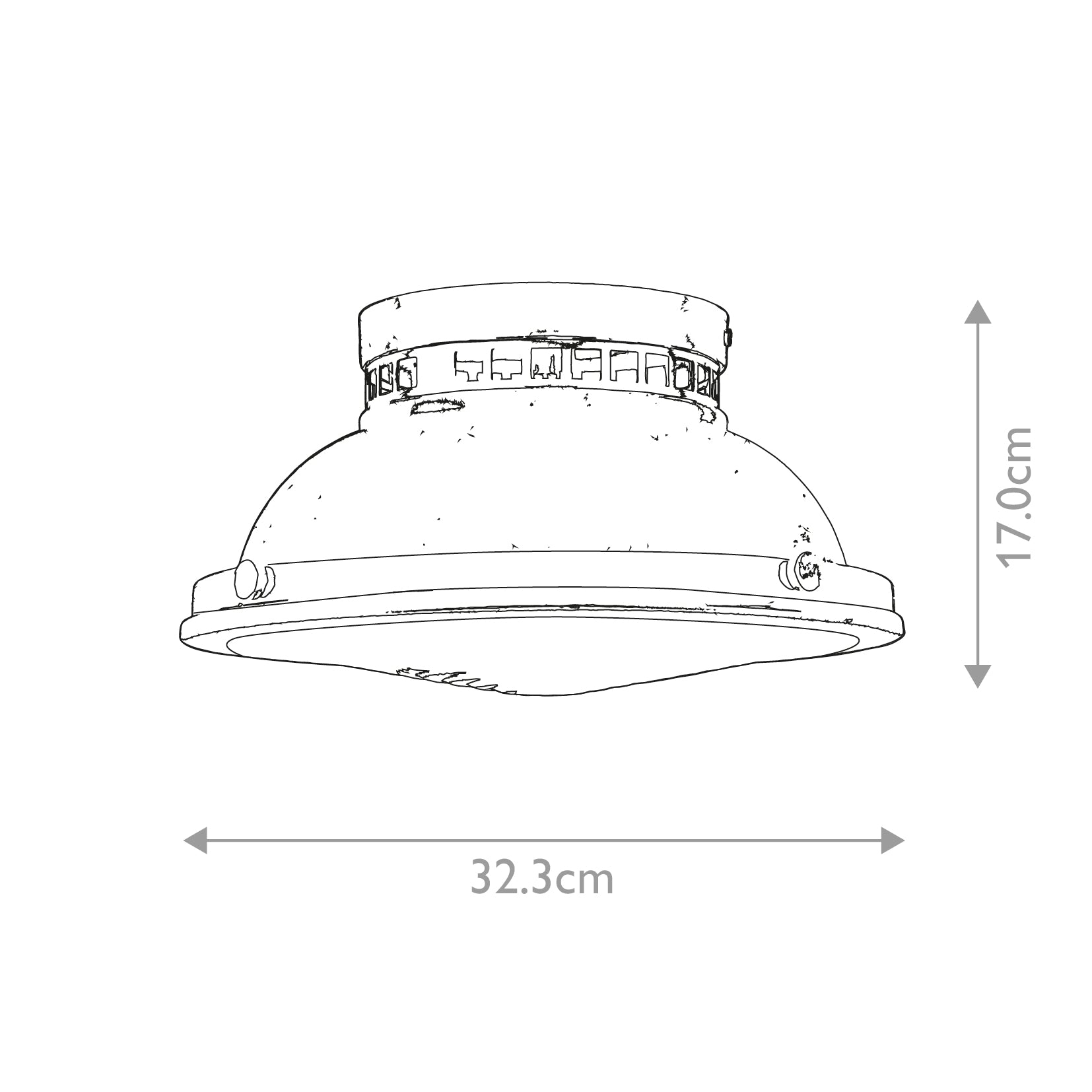 Deckenleuchte Amelia (messingfarben) 2x - Elstead Lighting