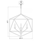 Pendelleuchte Astrid (bronzefarben) 5x - Elstead Lighting