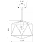 Pendelleuchte Astrid (bronzefarben) 1x - Elstead Lighting