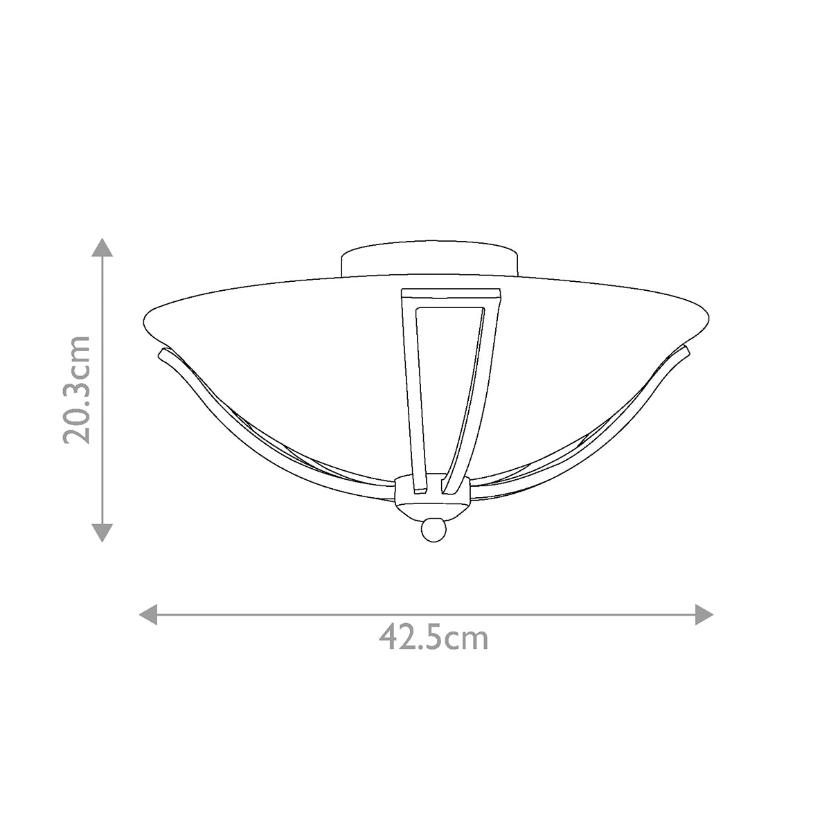 Deckenleuchte Bolla (Nickel) 2x - Elstead Lighting