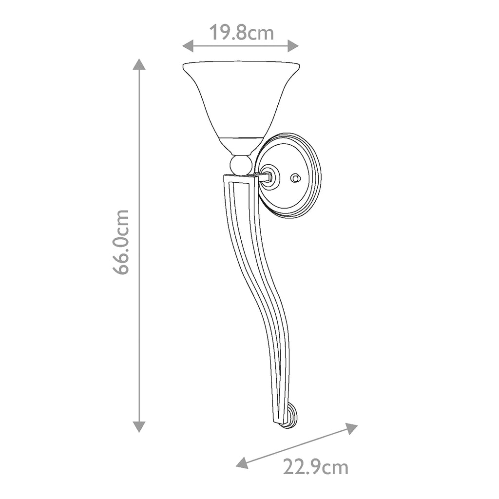 Wandleuchte Bolla (messingfarben) 1x - Elstead Lighting