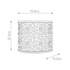 Wandleuchte Carabel (bronzefarben) 2x - Elstead Lighting