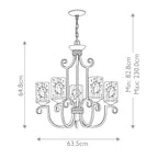 Pendelleuchte Casa (schwarz) 5x - Elstead Lighting