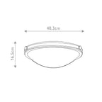 Deckenleuchte Collier (messingfarben) 3x - Elstead Lighting
