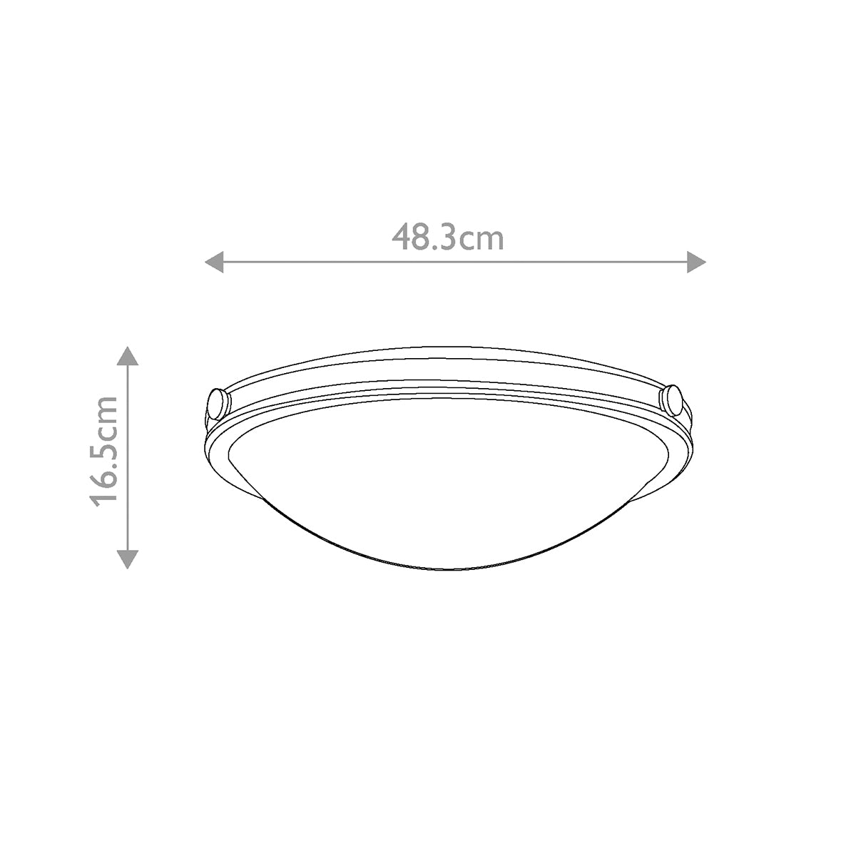 Deckenleuchte Collier (messingfarben) 3x - Elstead Lighting
