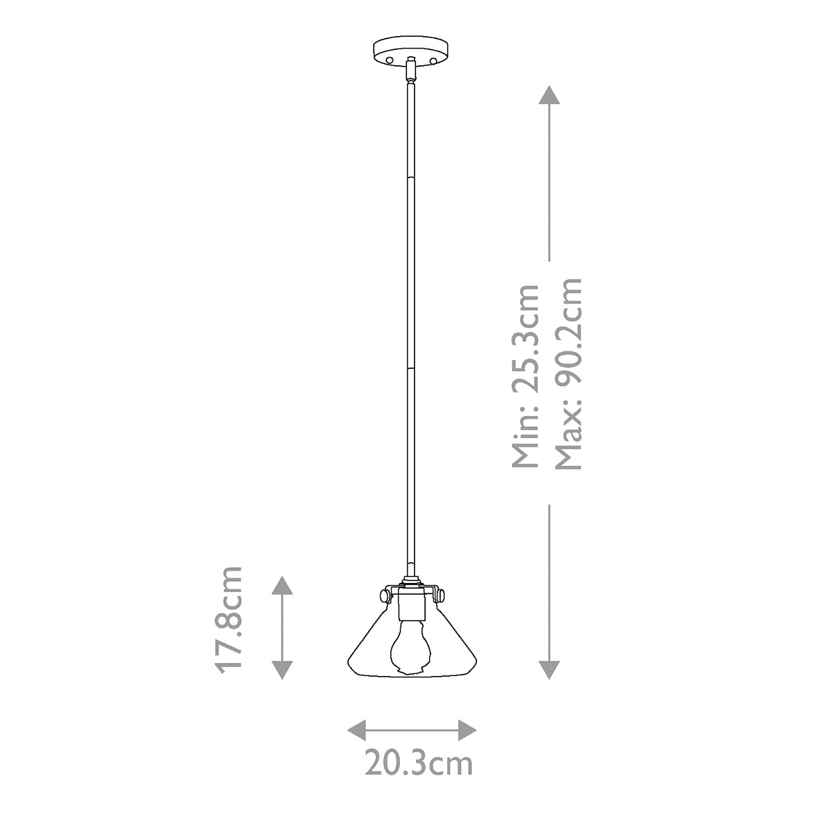 Pendelleuchte Congress (verchromt) 1x - Elstead Lighting