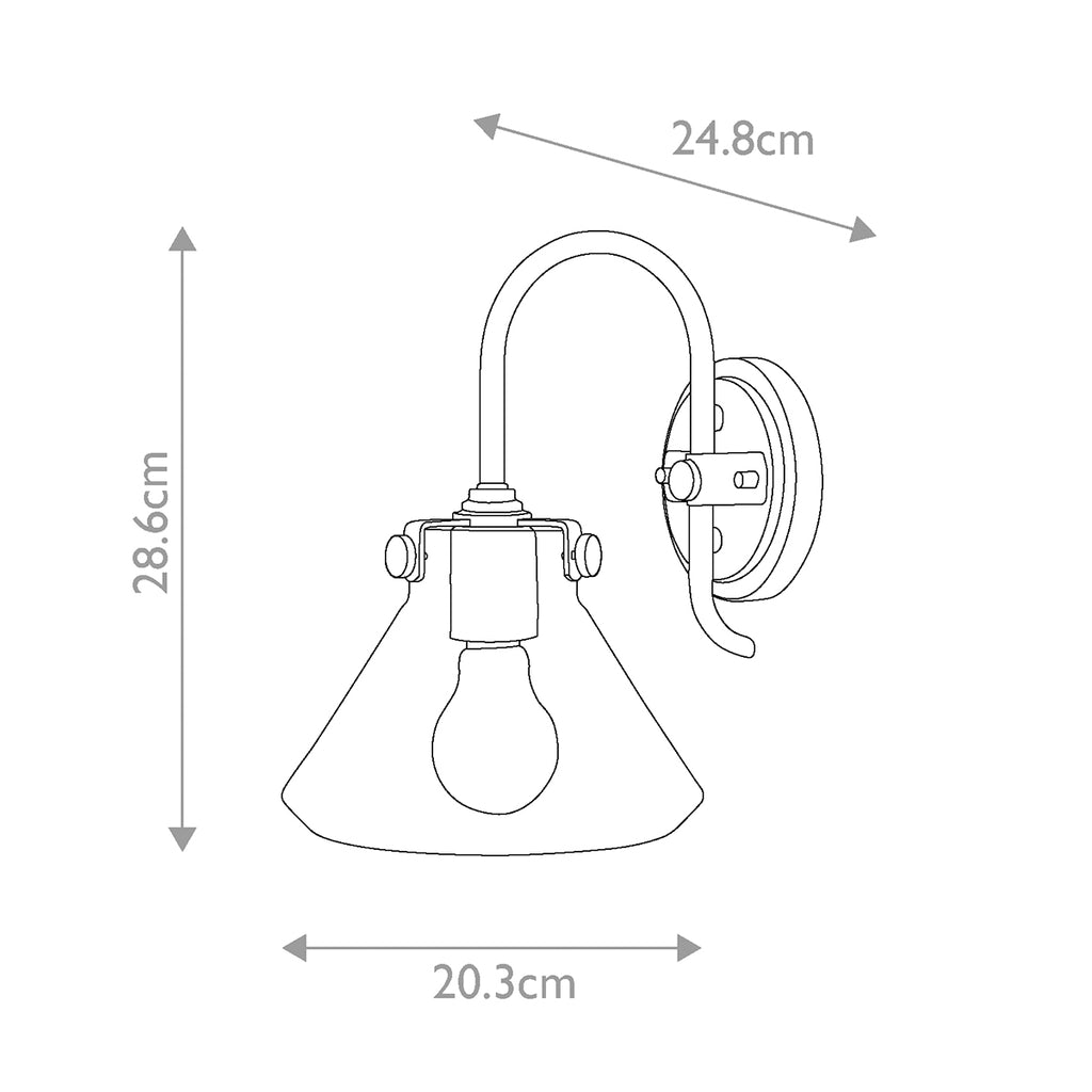 Wandleuchte Congress (messingfarben) 1x - Elstead Lighting
