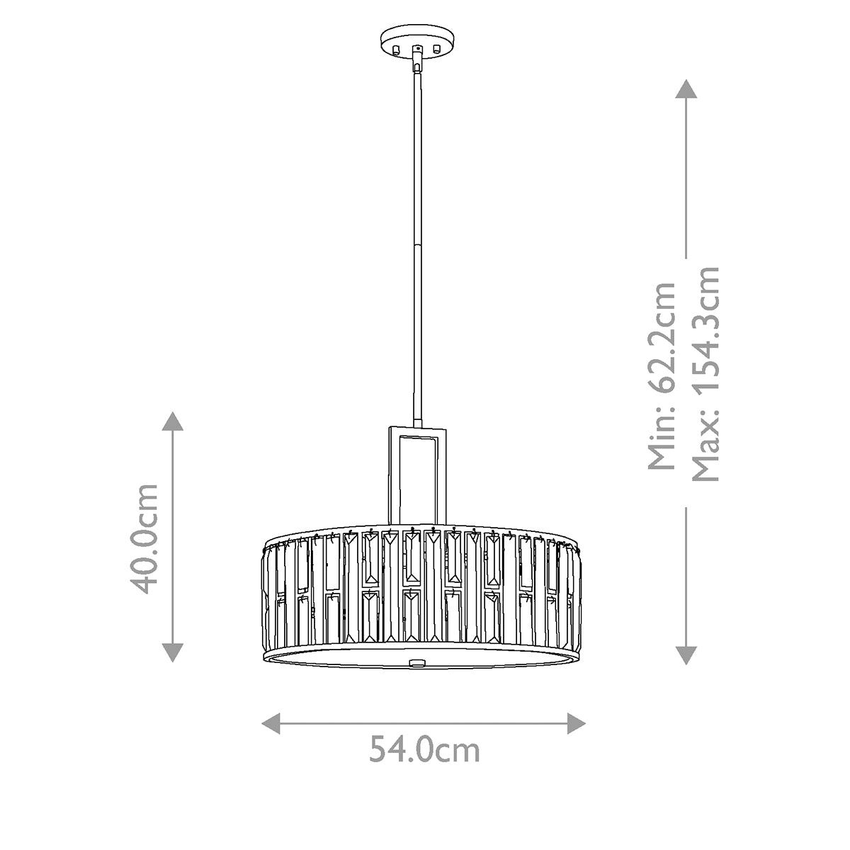 Pendelleuchte Gemma (bronzefarben) 3x - Elstead Lighting
