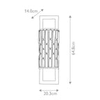 Wandleuchte Gemma (Nickel) 2x - Elstead Lighting
