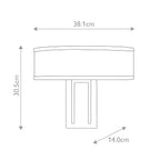 Wandleuchte Hampton (bronzefarben) 2x - Elstead Lighting