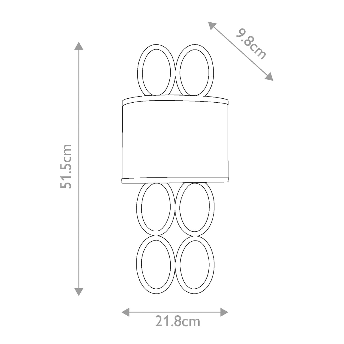 Wandleuchte Jules (Nickel) 2x - Elstead Lighting