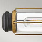Bad-Wandleuchte Masthead (schwarz) 2x - Elstead Lighting