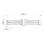 Bad-Wandleuchte Masthead (schwarz) 2x - Elstead Lighting