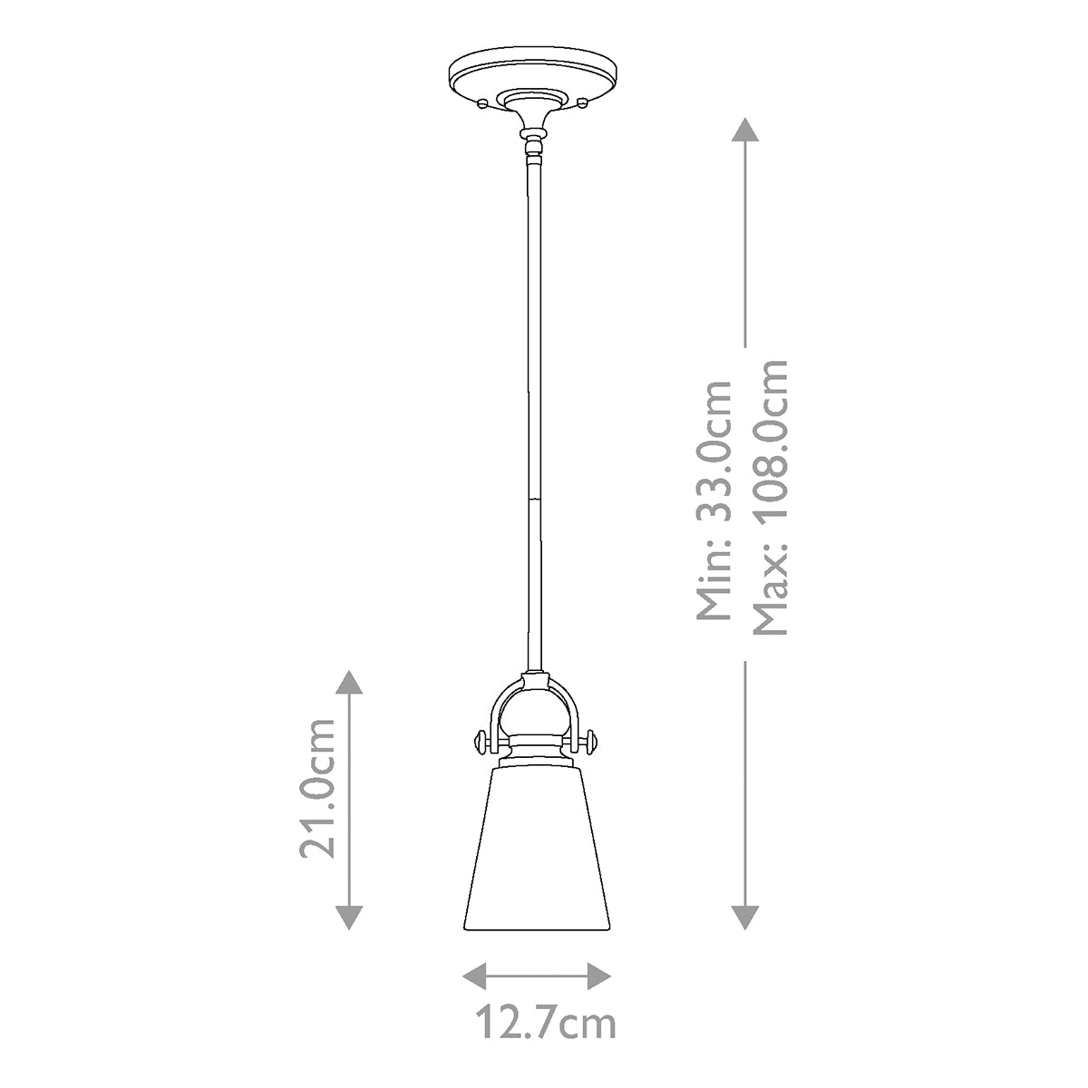 Pendelleuchte Mayflower (bronzefarben) 1x - Elstead Lighting