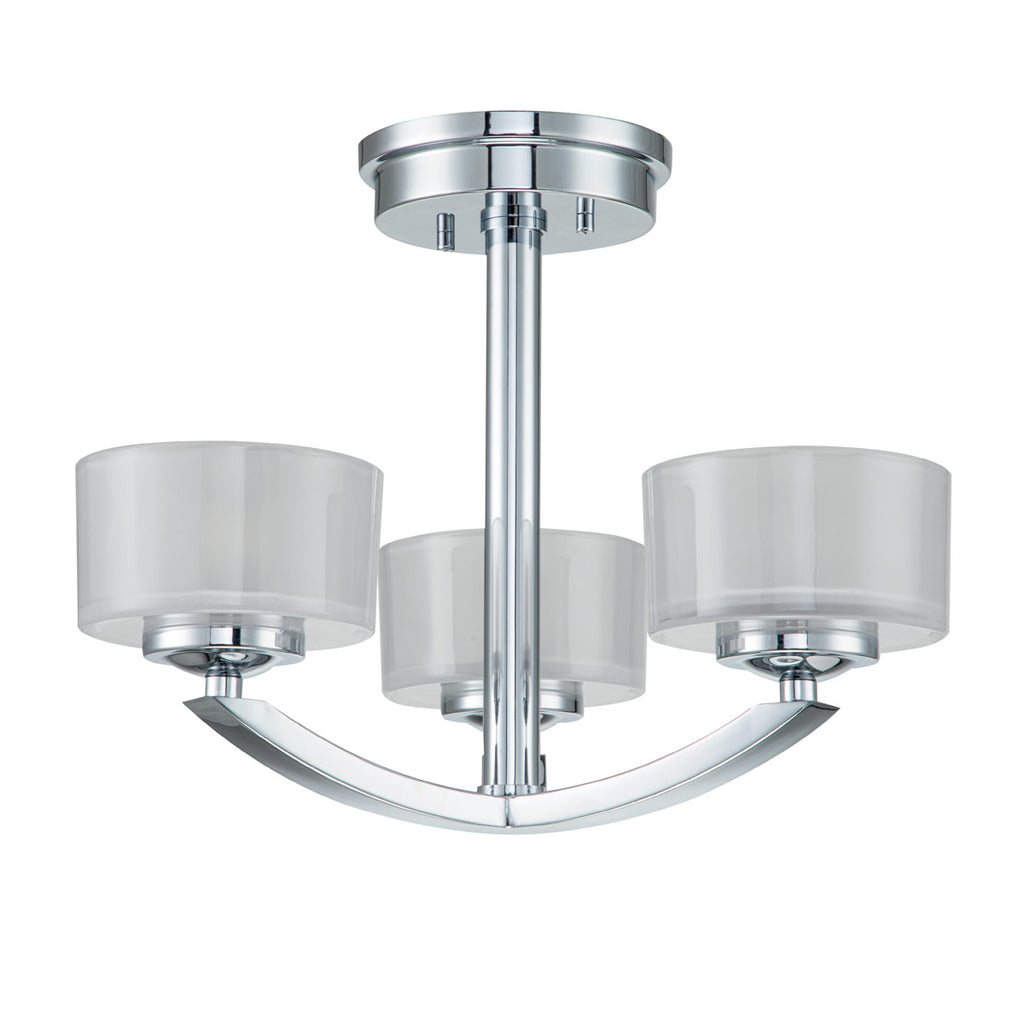 Bad-Deckenleuchte Meridian (verchromt) 3x - Elstead Lighting