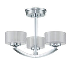 Bad-Deckenleuchte Meridian (verchromt) 3x - Elstead Lighting