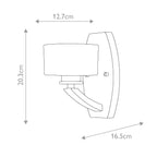 Bad-Wandleuchte Meridian (verchromt) 1x - Elstead Lighting