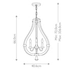 Pendelleuchte Middlefield (Iron Rust) 3x - Elstead Lighting