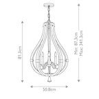 Pendelleuchte Middlefield (Iron Rust) 5x - Elstead Lighting