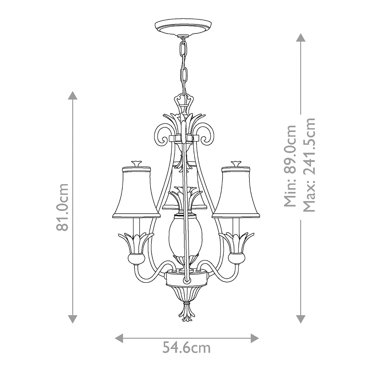 Pendelleuchte Plantation (bronzefarben) 4x - Elstead Lighting