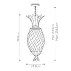 Pendelleuchte Plantation (Nickel) 4x - Elstead Lighting