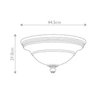 Deckenleuchte Plymouth (bronzefarben) 3x - Elstead Lighting