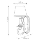 Wandleuchte Plymouth (goldfarben) 1x - Elstead Lighting