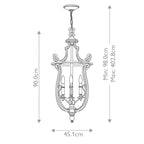 Pendelleuchte Plymouth (bronzefarben) 4x - Elstead Lighting