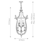 Pendelleuchte Plymouth (bronzefarben) 8x - Elstead Lighting