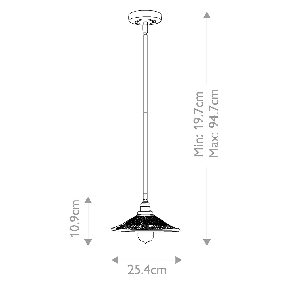 Pendelleuchte Rigby (bronzefarben) 1x - Elstead Lighting